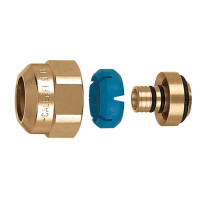 680524 Гайка латунна з ніпелем для пластикових і МП труб Ø3/4″ x 11,5÷12 / 14-16 мм Caleffi S.p.a