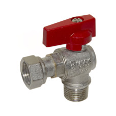 526004040F Кран кутовий Ø1/2″ З х 1/2″ В з накидною гайкою (red/червоний) BIANCHI F.lli S.p.A.