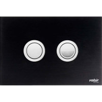 VS0878868 Клавіша (пневматика) BLACK & WHITE AL Black (глянцева кругла) Valsir S.p.A.