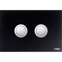 VS0878869 Клавіша (пневматика) BLACK & WHITE AL Black (матова кругла) Valsir S.p.A.