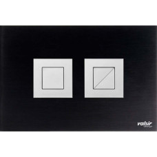 VS0878871 Клавіша (пневматика) BLACK & WHITE AL Black (матова квадратна) Valsir S.p.A.