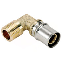 40532606 Коліно з зовнішньою різьбою (прес) Ø26 х 3/4″ З Idrosanitaria Bonomi S.p.a.