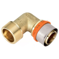 40534040 Коліно з зовнішньою різьбою (прес) Ø40 х 1 1/4″ З Idrosanitaria Bonomi S.p.a.