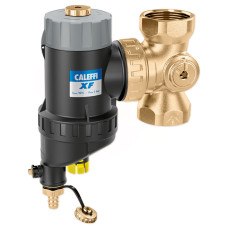 577800 Фільтр напівавтоматичний самоочисний CALEFFI XF®  Ø1 1/2″ універсальний з магнітом (композит) та байпасом 3,0 bar 0–90°C 15 μm Caleffi S.p.a