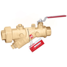 120151000 Кран кульовий з фільтром Ø3/4″ 25 bar Caleffi S.p.a.