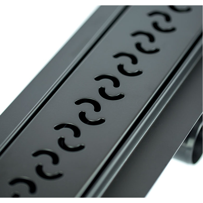 9-2993-000-00-35-10 Решітка ARCO BLACK нержавіюча полірована L=1000 мм Capricorn S.A.