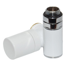 V130112EDX Кран-термостат трьохосьовий БІЛИЙ Ø1/2&Prime;x3/4&Prime; DX (правий) COMBI CORNER (підкл. тену) Carlo Poletti Srl