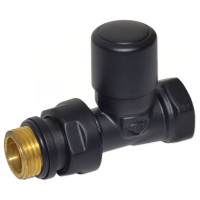 V140810EFS9005O Кран відсікаючий прямий BLACK MATTE Ø1/2&Prime; FIRST Carlo Poletti Srl