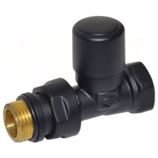 V140810EFS9005O Кран відсікаючий прямий BLACK MATTE Ø1/2&Prime; FIRST Carlo Poletti Srl