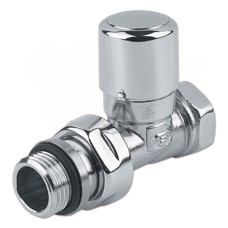 V140810CB Кран відсікаючий прямий ХРОМ Ø1/2&Prime; FIRST Carlo Poletti Srl