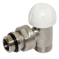 V151111J Термоклапан кутовий BRUSH SILVER Ø1/2&Prime; х 24-19 COMPACT-THERMO V1 Carlo Poletti Srl