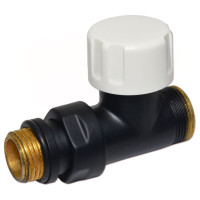 V151511EFS9005O Термоклапан прямий BLACK MATTE Ø1/2&Prime; х 24-19 COMPACT-THERMO-V1 Carlo Poletti Srl