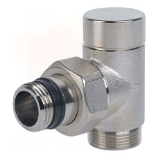 V50211Q Кран відсікаючий кутовий НІКЕЛЬ Ø1/2&Prime; x 3/4&Prime; EK TOP MANUALE Carlo Poletti Srl