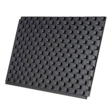 5018H20EPS150* Панель теплоізоляційна для ТП (S4829 чорна) H=20 мм (46,5 мм) EPS 150 1200 x 800 мм (крок 50 мм, труба 16, 17 мм) Errevi srl