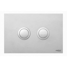 VS0877933 Клавіша (пневматика) INOX Satin stainless steel (матова гругла) Valsir S.p.A.