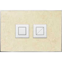 VS0876835 Клавіша (пневматика) STONE Jerusalem stone (глянцева квадратна) Valsir S.p.A.