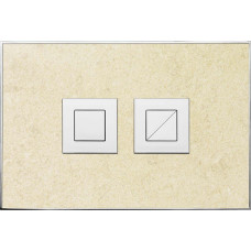 VS0876835 Клавіша (пневматика) STONE Jerusalem stone (глянцева квадратна) Valsir S.p.A.