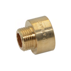 F043R001 Перехідник латунний Ø1/4&Prime;M х 3/8&Prime;F ЗВ FP Pattaroni