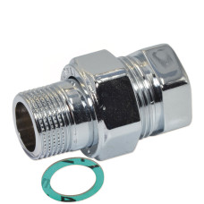 F803CR002 Збірка (прокладка) полірована (хром) Ø1/2&Prime; ВЗ FP Pattaroni