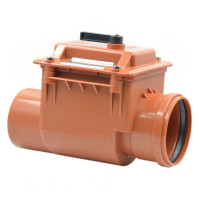 1552091 Зворотній клапан (зовнішня каналізація) Ø200 PVC (Ral 8023) REDI s.p.a.