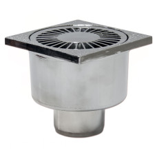 CV10JCR / E2222CR Трап вертикальний пластиковий хромований Ø50 х 100 мм REDI s.p.a.