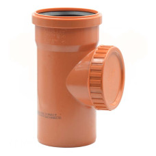 182205E / VSE020904 Ревізія (зовнішня каналізація) Ø200 PVC (Ral 8023) REDI s.p.a. / VALSIR