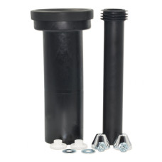 58.932.00..0099 Набір до інсталяції PE (патрубок Ø90 300 мм + Ø45, хром накладки) SANIT (Germany)