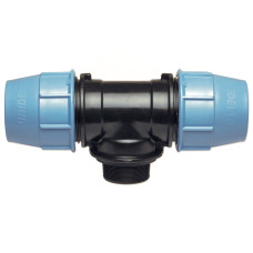 1010 UNIDELTA Трійник Ø90 х 4&Prime;З х 90 PN16 PP-B (УФ захист)