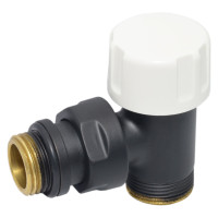 V151111EFS9005O Термоклапан кутовий BLACK MATTE Ø1/2&Prime; х 24-19 COMPACT-THERMO-V1 Carlo Poletti Srl