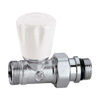 341402 Кран радіаторний М23 х 1,5 x 1/2″ прямий 10 bar Caleffi S.p.a