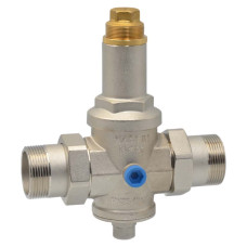 505.11/2 Редуктор зниження тиску M.M. з американками Ø1 1/2&Prime; ЗЗ (сідло INOX) Max. 25 bar 120° 1÷6 bar F.A.R.G. srl