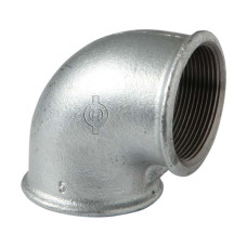 0900500C/0902500C Коліно оцинковане (білий чавун) Ø4″ ВВ 90° Atusa / Berg Montana