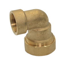 6350064200 Коліно латунне з внутрішньою різьбою Ø32 х 1&Prime; В для ПЕ труб BIANCHI