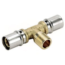 4033200420 Трійник з зовнішньою різьбою (прес) Ø20 х 1/2″ З х 20 Idrosanitaria Bonomi S.p.a.