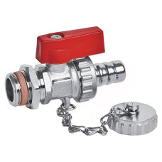 77591104 Кран хромований зливний Ø1/2″ PN25 0/+90°C Idrosanitaria Bonomi
