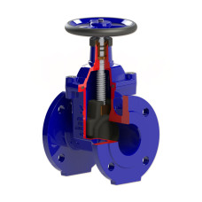 20E900I040V16EEA/B Засувка (високоміцний чавун) з прогумованим клином DN40 -10/+70 °C Brandoni S.p.A.
