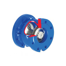 F5.00020016A Фланцевий зворотний клапан (високоміцний чавун) DN200 PN16 NBR -10/+110°C Brandoni S.p.A.