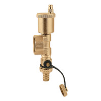 599671 Блок колекторний з повітровідвідником і зливним клапаном Ø1 1/4″ Caleffi S.p.a.