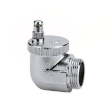 504621 Повітровідвідник кутовий AERCAL® автоматичний Ø1&Prime; З ліва різьба 100°C 2,5 bar 10 bar Caleffi S.p.a.