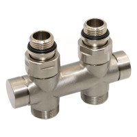 V48510JSB Вузел відсікаючий TWIN BRUSH SILVER прямий Ø1/2″ З x 3/4″ EK 50 мм Carlo Poletti Srl