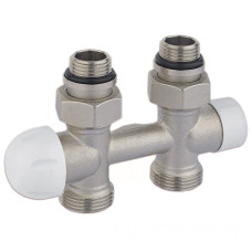 V137512Q Вузол термостатичний THERMO PIASTRE НІКЕЛЬ прямий Ø1/2&Prime; З x 3/4&Prime; EK 50 мм Carlo Poletti Srl