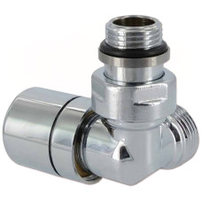 V176111CBDX Кран-термостат трьохосьовий ХРОМ Ø1/2″ х 24-19 DX (правий) FIRST CORNER Carlo Poletti Srl