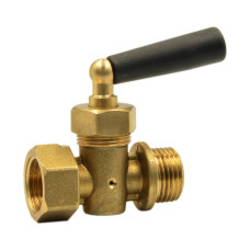 91949981 Кран манометричний Ø3/8″ ВЗ 10 бар Cewal S.p.A.