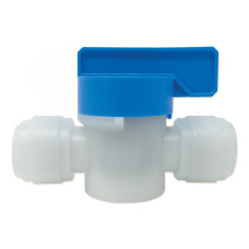 Кульовий кран Ø1/4&Prime; Polyacetal (HBVU1/4-1/4W) див. 104944 CDC Fluidtech Europe S.r.l.