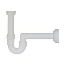 12511240 Сифон для мийки трубчатий Ø40 х 1 1/2&Prime; без випуску Ghidini SpA