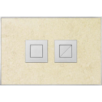 VS0876837 Клавіша (пневматика) STONE Jerusalem stone (матова квадратна) Valsir S.p.A.