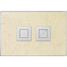 VS0876837 Клавіша (пневматика) STONE Jerusalem stone (матова квадратна) Valsir S.p.A.