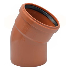 0112591 Коліно (зовнішня каналізація) Ø250 30° PVC (Ral 8023) REDI s.p.a.