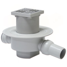 COR10X / E2266AI Трап горизонталиний поворотний з фланцем нержавіючий INOX Ø50 х 100 мм REDI s.p.a.