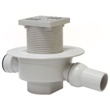 E2SE5AI Трап горизонтальний поворотний з ″сухим затвором″ (кулька) INOX Ø50 х 100 мм REDI s.p.a.